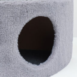 Домик для животных угловой, джут, 35 х 35 х 64 см, серый - Simaland фото 5