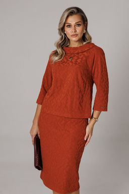 Костюм Anastasia 1303 терракот фото 7