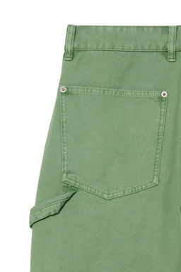 PANTAL?N RELAXED FIT BOLSILLO CARPINTERO / VERDE - Zara фото 6