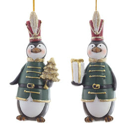 Фигурка декоративная подвесная "Пингвин", L5 W4,5 H12 см, 2в.