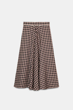 FALDA CUADRO VICHY PUNTILLA / Multicolor - Zara фото 7