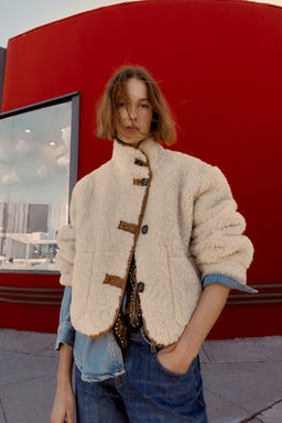 REVERSIBLE DOUBLE-FACED JACKET - Zara фото 29