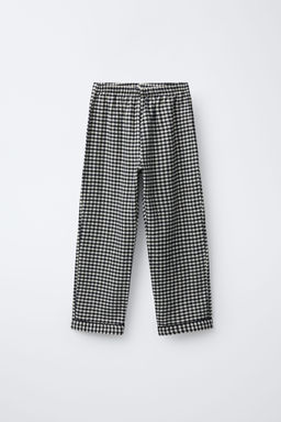 AGES 6-14 / GINGHAM PYJAMAS - Zara фото 4