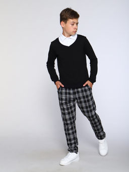 Брюки Высота черный - Ладошки фото 28