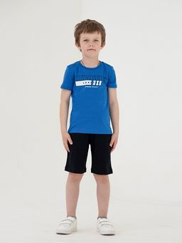 CRB wear/CWJB 63150-42 Футболка для мальчика,синий/Ex.Cherubino