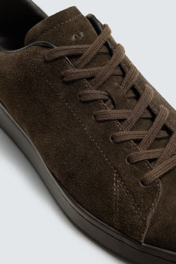 LEATHER TRAINERS - Zara фото 3