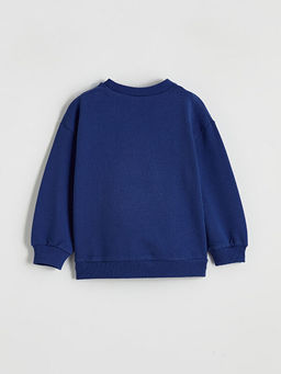 Bisiklet Yaka Erkek Bebek Sweatshirt