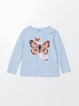 Bisiklet Yaka K?z ?ocuk Ti??rt