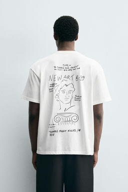 EMBROIDERED SLOGAN T-SHIRT - Zara фото 3