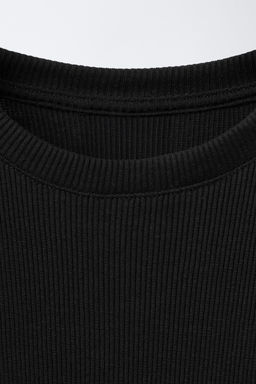 RIBBED COMBINATION DRESS WITH CHECK SKIRT - Zara фото 7