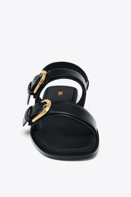 DOUBLE BUCKLE SANDALS - Zara фото 4