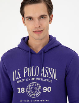 Мужской фиолетовый свитшот Неожиданная скидка в корзине - U.s. polo assn фото 2