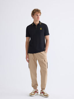 Polo Yaka Real Madrid Bask?l? Erkek Taraftar Ti??rt