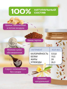 Арахисовая паста молочный шоколад классическая - Намажь орех фото 8