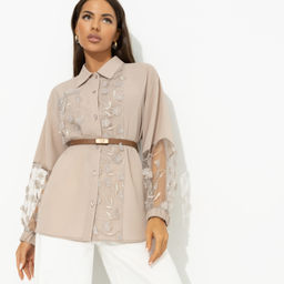 Рубашка нарядная Смелое решение (beige)