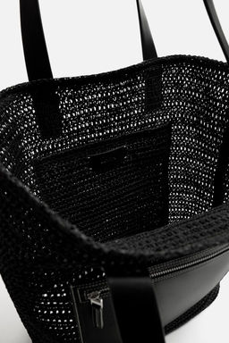 WOVEN SHOPPER BAG - Zara фото 10