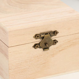 Цена за 6 шт. Шкатулка для росписи дерево «Квадрат», 6.5×8.5×8.5 см