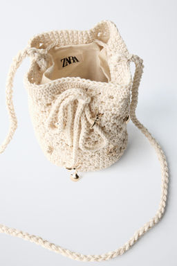 CROCHET CROSSBODY BAG WITH MARINE DETAIL