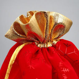 Цена за 5 шт. Мешочек подарочный замша Поздравляю от души, снежинки, тиснение, 20 х 30 см +/- 1.5 см - Дарите счастье фото 4