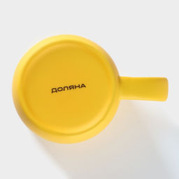 Кружка фарфоровая Доляна Котик, 400 мл  фото 4