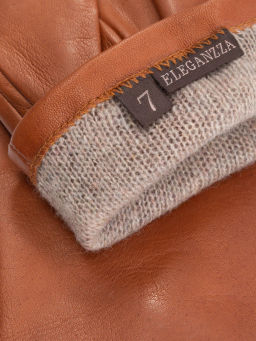 Перчатки женские ш+каш. F-IS5500 cognac - Eleganzza фото 5