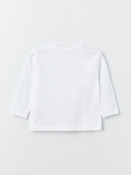 Bisiklet Yaka Atat?rk ?mza Bask?l? K?z Bebek Ti??rt - Waikiki фото 2