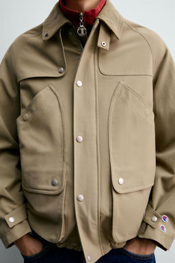 CHAMPION ® X ZARA POCKET TRENCH COAT  фото 5
