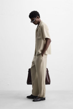 RELAXED FIT FLOWING TROUSERS - Zara фото 14