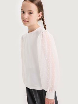 Блузка 4ш21425 белый - Nikastyle фото 3