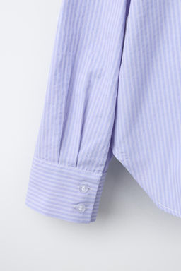 PACK CAMISA Y TOP RAYAS / Azul - Zara фото 6