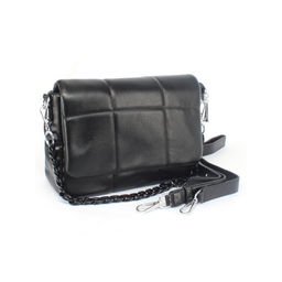 Сумка женская искусственная кожа FR-3728-L, 1отд, плечевой ремень, черный SALE 258367
