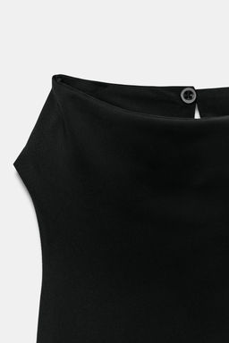 VESTIDO HALTER ENCAJE / Negro - Zara фото 7