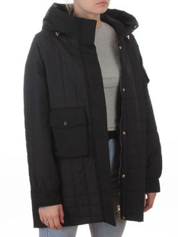 9608 BLACK Куртка стеганная демисезонная женская (100 гр. синтепон) - Fashion фото 8