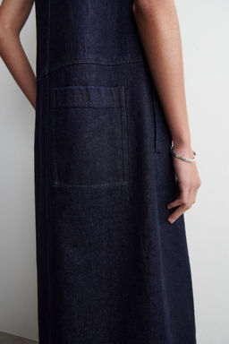 VESTIDO VAQUERO MIDI CORTE EVAS? - H&m фото 6