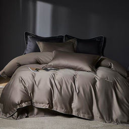 КПБ Mency Winni Mark Cross Бархатный сатин MENWMC004 1.5 спальный