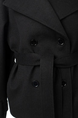 01-12222 Пальто женское демисезонное (пояс) - El podio фото 12