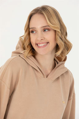 U. S. Polo Assn Женский свитшот песочного цвета Неожиданная скидка в корзине - U.s. polo assn фото 2