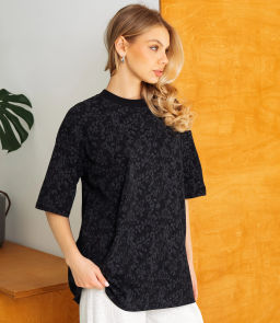 Футболка #КТ1200, чёрный - Dommod фото 2