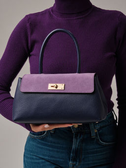 Сумка Deboro 30464 фиолетовый цветок