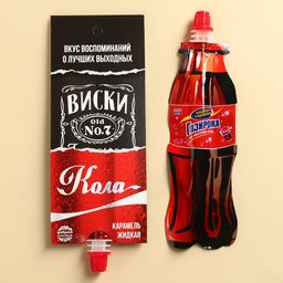 Карамель жидкая под газировку Виски Кола, 22 г. (18+)
