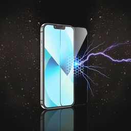 Защитное стекло Hoco A27, для iPhone 13 mini, анти отпечатки, анти царапины, чёрное