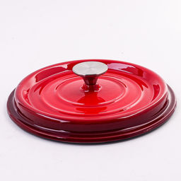 40627 Кастрюля чугун 2,6 л эмаль/покрытие красная MB (х2) - Mayer&boch фото 3