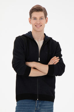 Кардиган мужской U. S. Polo Assn темно-синий из акрила - U.s. polo assn фото 8