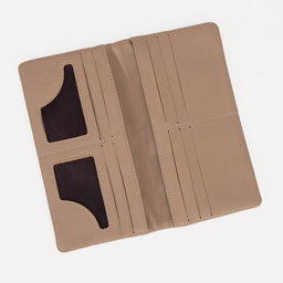 Кошелёк на магнитах, цвет бежевый - Simaland фото 3