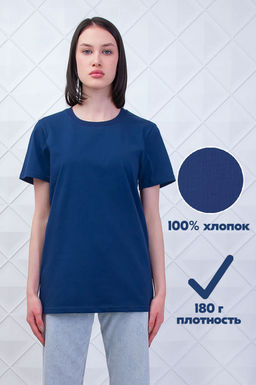 Арт. 3176/3 Футболка женская 44-52 (5 шт) Цвет:темно-синий - Калинка фото 2
