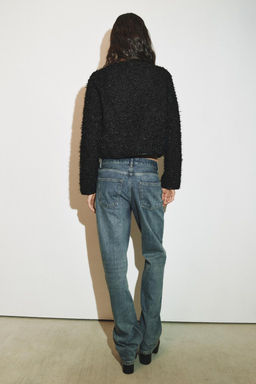 METALLIC THREAD TEXTURED JACKET - Zara фото 5