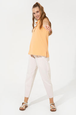 Женские бежевые джинсовые брюки - U.s. polo assn фото 15