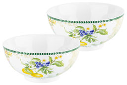 Набор 2 салатников 15*15*7 см 700 мл Лимоны NEW BONE CHINA