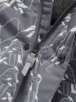 Горнолыжный костюм Valianly детский для мальчика серого цвета 9205Sr  фото 7