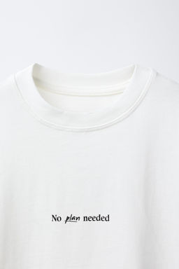 SLOGAN PRINT T-SHIRT - Zara фото 3
